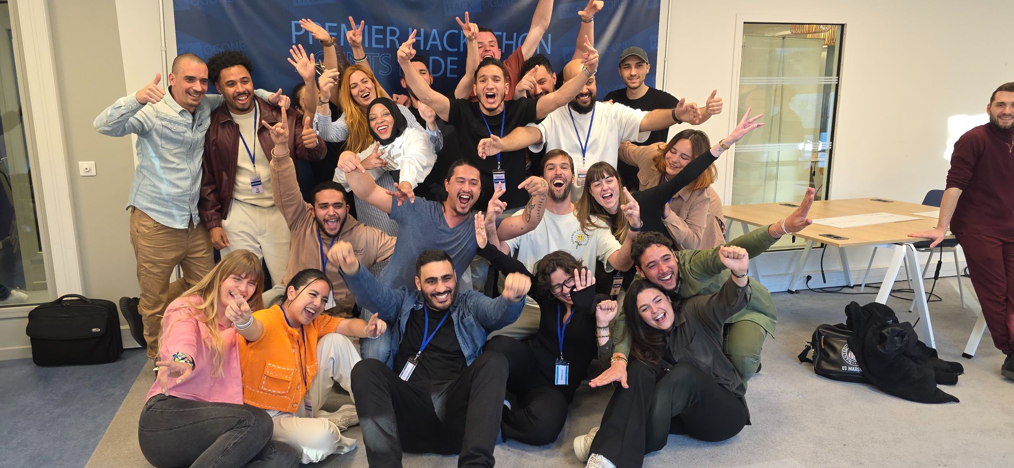 Hacktogone 1ère édition - Participants au travail