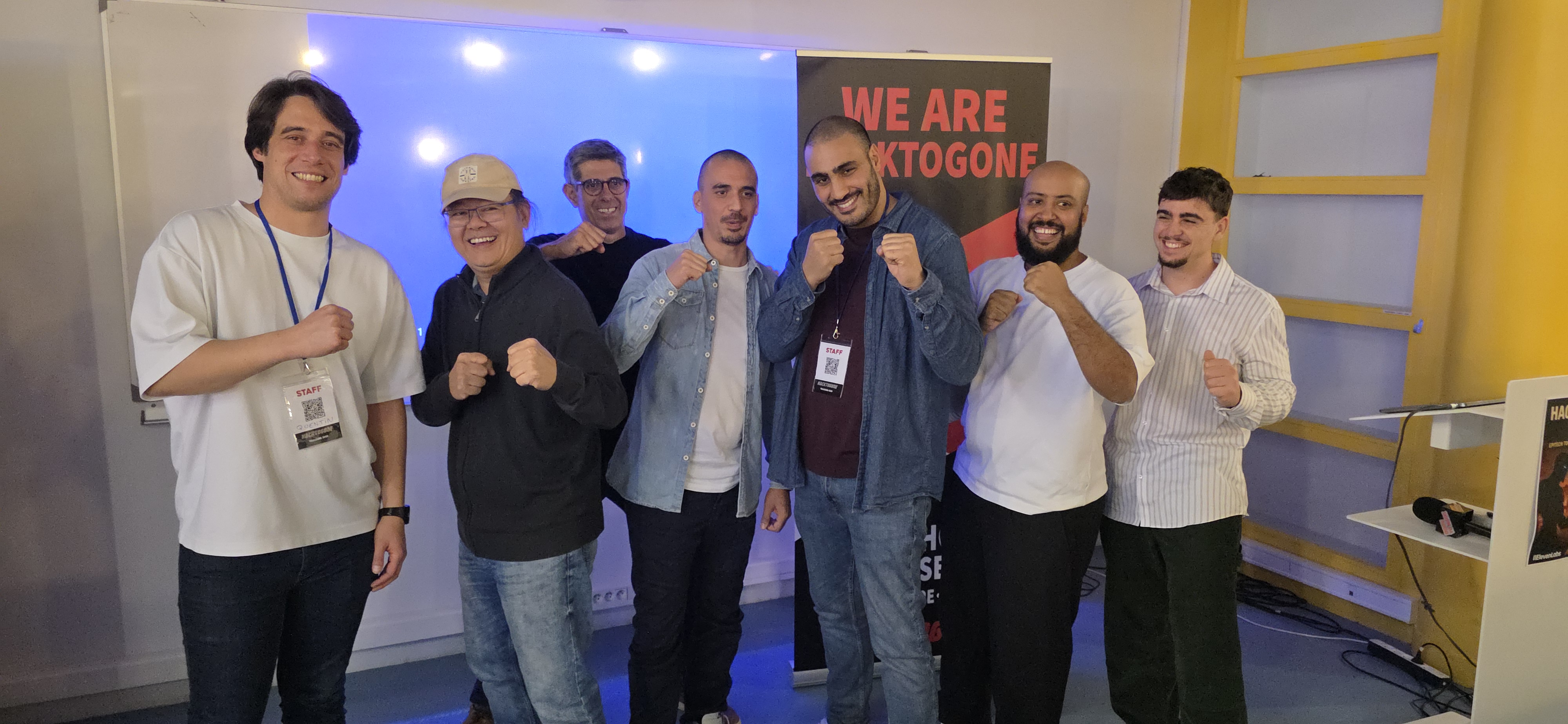 Équipe Hacktogone en action